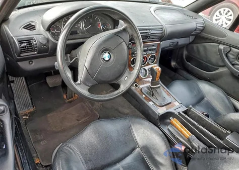 2001 BMW Z3 2.5 z USA, uszkodzony, nr VIN WBACN33451LM01216